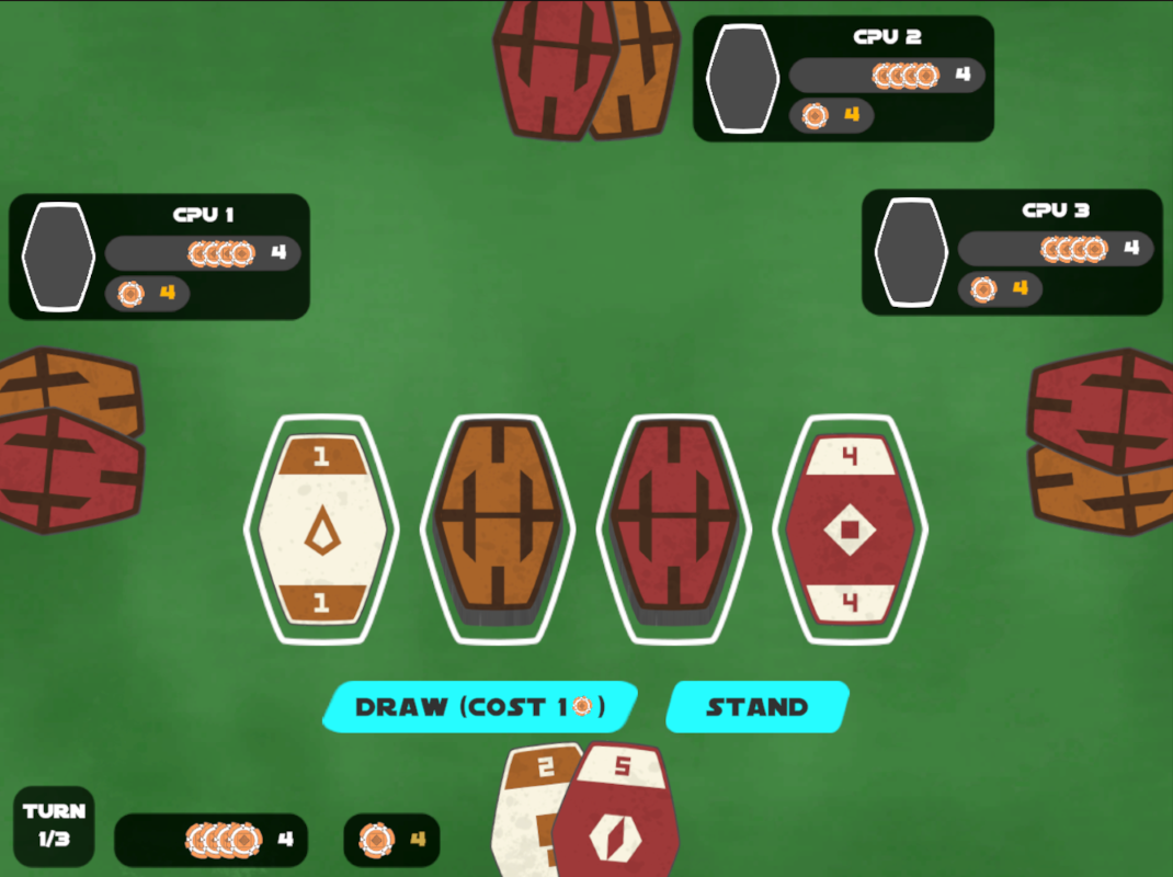 Screenshot of Kessel Sabacc game
